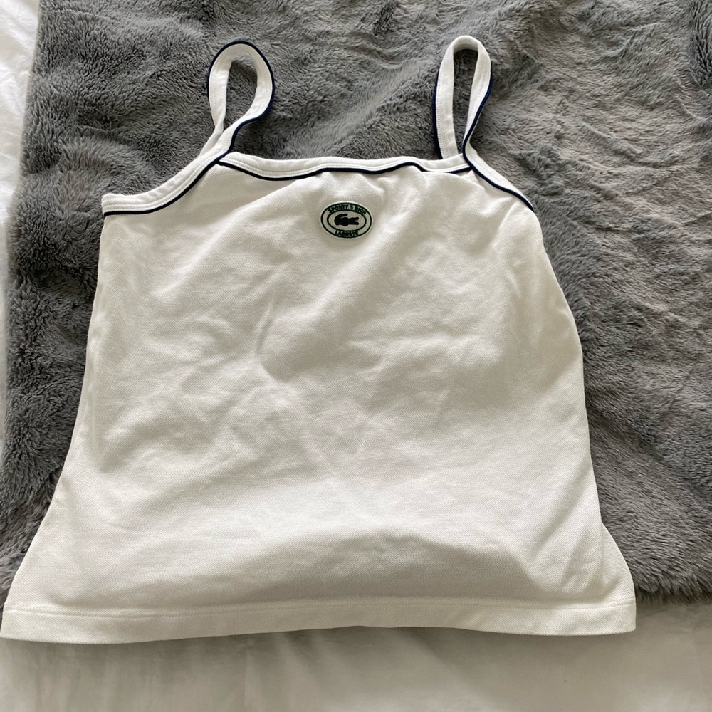 Lacoste x Sporty and Rich Logo Tank.
